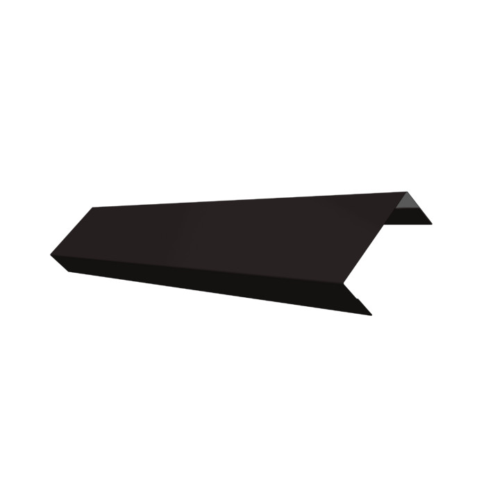 Ламель лицевая 50 забора жалюзи Texas 0,5 Satin с пленкой RAL 9005 черный