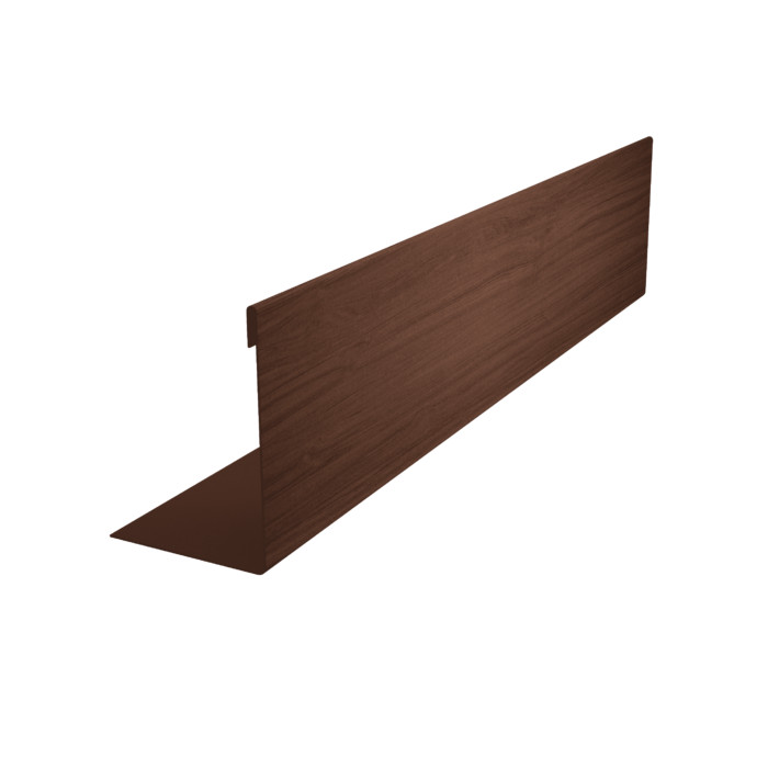 Нащельник 125 Texas 25х35 0,45 Print Elite Choco Wood TwinColor (L2,0)
