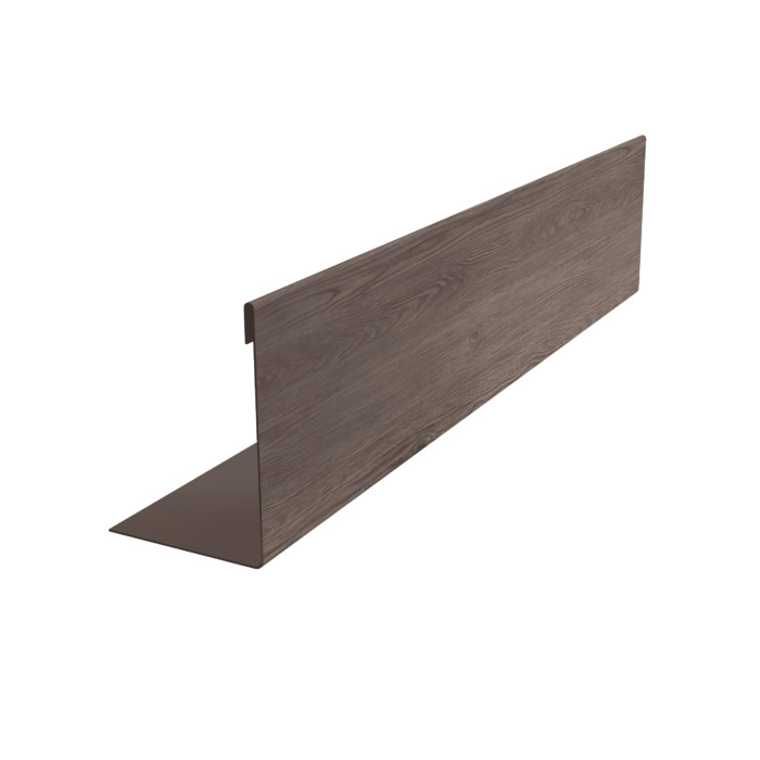 Нащельник 125 Texas 25х35 0,45 Print Elite White Wood TwinColor (L1,5)