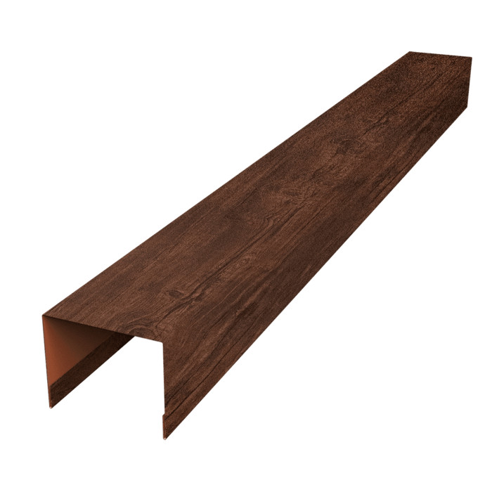 Нащельник 125 Texas 25х35 0,45 Print Premium Cherry Wood Dark FTC (L1,5)