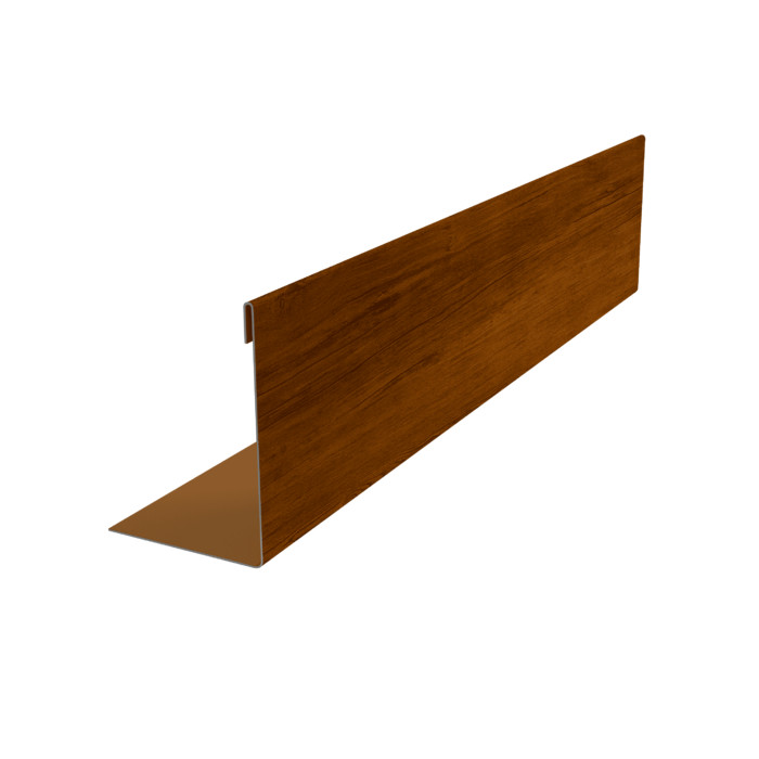 Нащельник 125 Texas 25х35 0,45 Print Premium Golden Wood Intense FTC (L2,0)