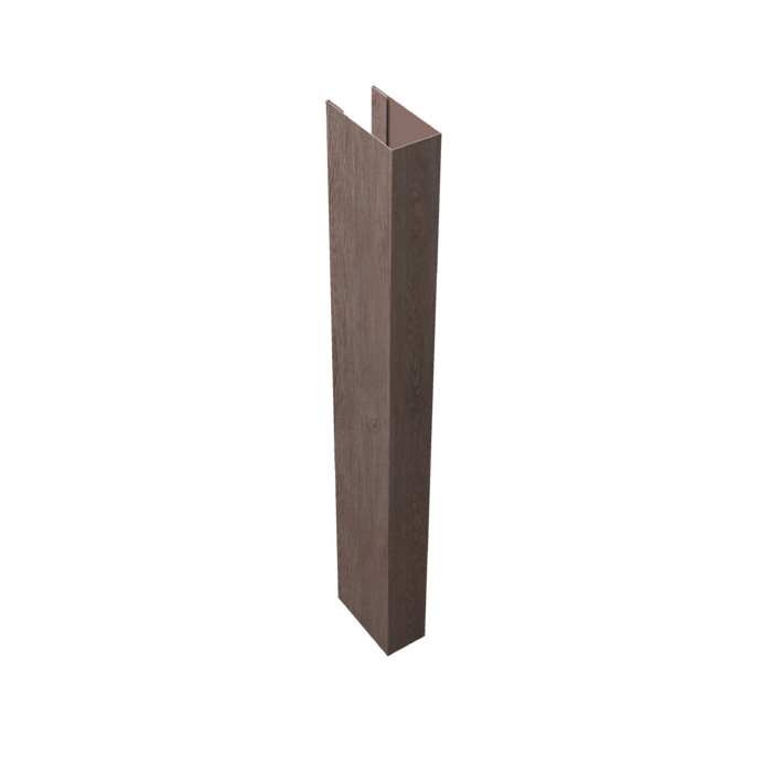 Стойка Texas для калиток и ворот 0,45 Print Elite White Wood TwinColor (2м)