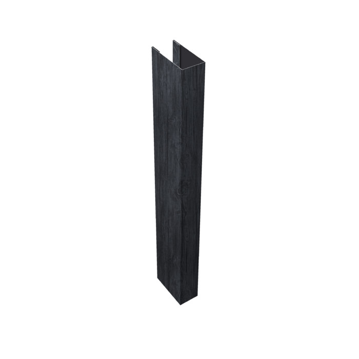 Стойка Texas для калиток и ворот 0,45 Print Premium Grey Wood TwinColor (2м)