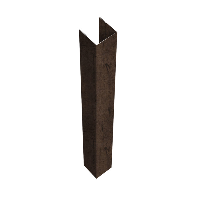 Стойка жалюзи Texas 0,45 Print-Double Premium Antique Wood (для калиток и ворот) (3м)