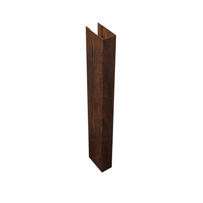 Стойка жалюзи Texas 0,45 Print-Double Premium Cherry Wood Dark F (для калиток и ворот) (1,8м)