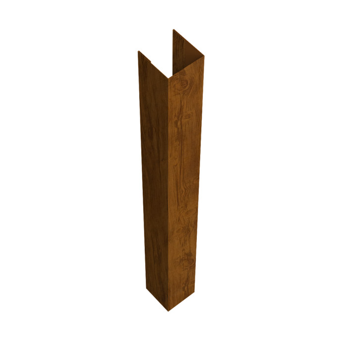 Стойка жалюзи Texas для монтажа без крепежного вкладыша 0,45 Print Elite Golden Wood TwinColor (2,5м)
