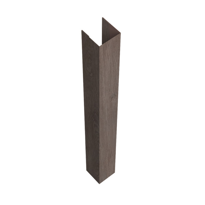 Стойка жалюзи Texas для монтажа без крепежного вкладыша 0,45 Print Elite White Wood TwinColor (3м)