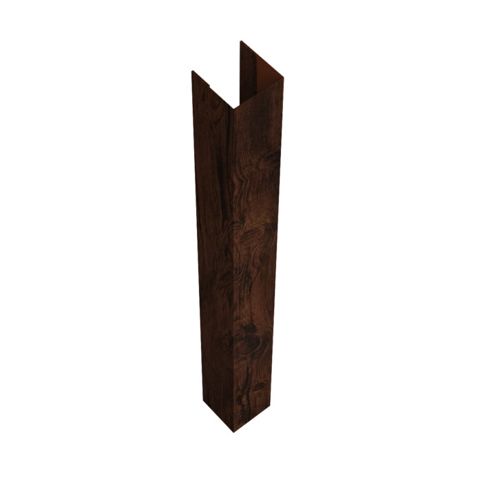 Стойка жалюзи Texas для монтажа без крепежного вкладыша 0,45 Print Premium Cherry Wood Fresh TwinColor (3м)