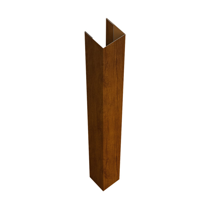 Стойка жалюзи Texas для монтажа без крепежного вкладыша 0,45 Print Premium Golden Wood Intense FTC (1,8м)