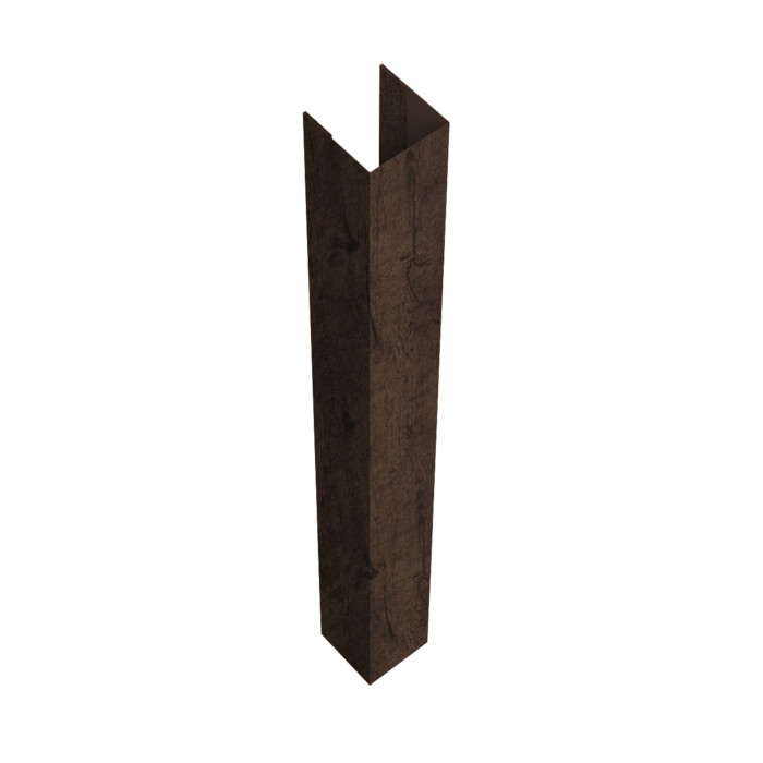 Стойка жалюзи Texas для монтажа без крепежного вкладыша 0,45 Print-double Elite Antique Wood (1,8м)