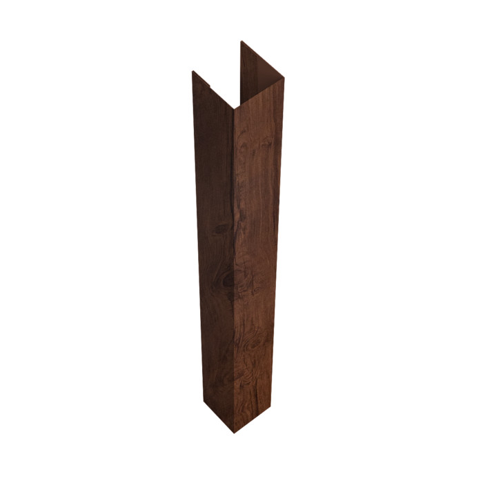 Стойка жалюзи Texas для монтажа с крепежным вкладышем 0,45 Print Premium Cherry Wood Fresh TwinColor (2м)