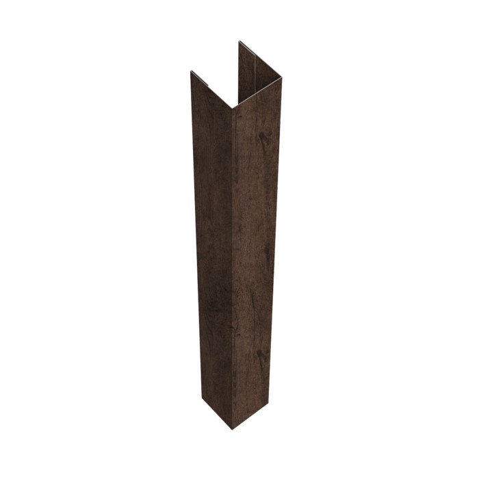 Стойка жалюзи Texas для монтажа с крепежным вкладышем 0,45 Print-double Elite Antique Wood (1,8м)