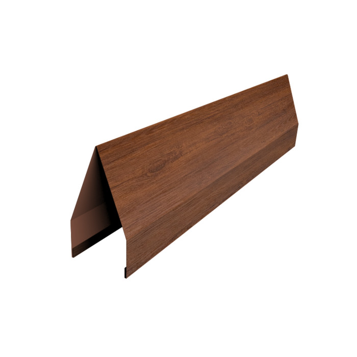 Ламель забора жалюзи Tokyo 0,45 Print Premium с пленкой Golden Wood Fresh TwinColor