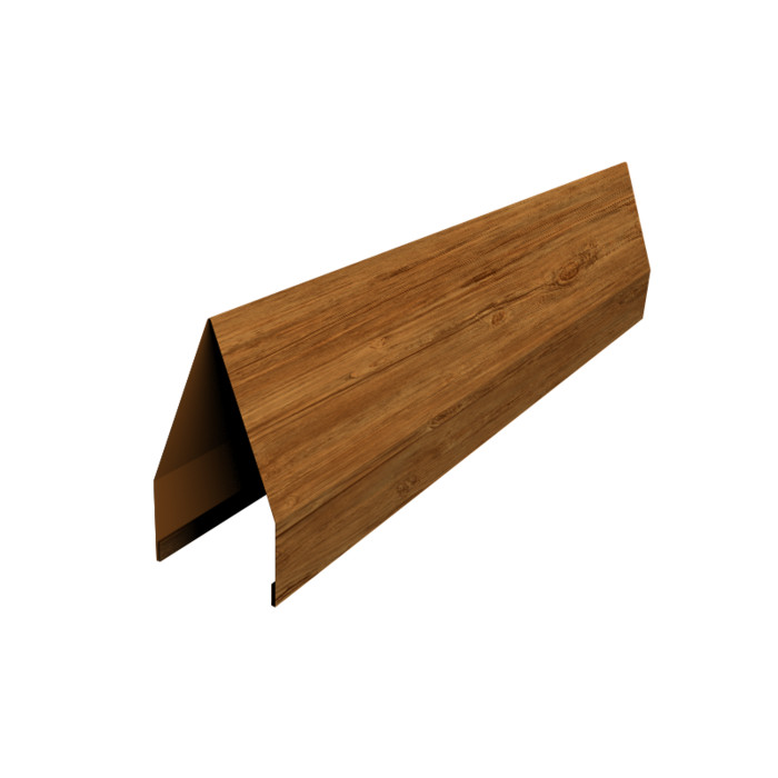 Ламель забора жалюзи Tokyo new 0,45 Print Elite Golden Wood TwinColor