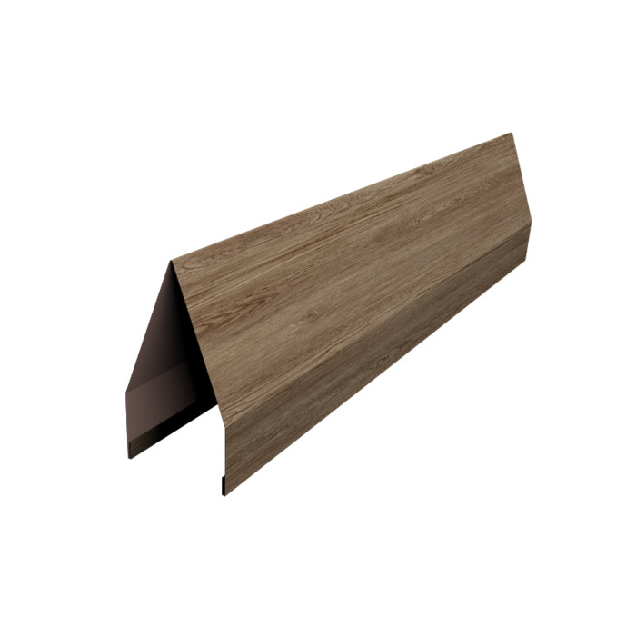 Ламель забора жалюзи Tokyo new 0,45 Print Elite White Wood TwinColor