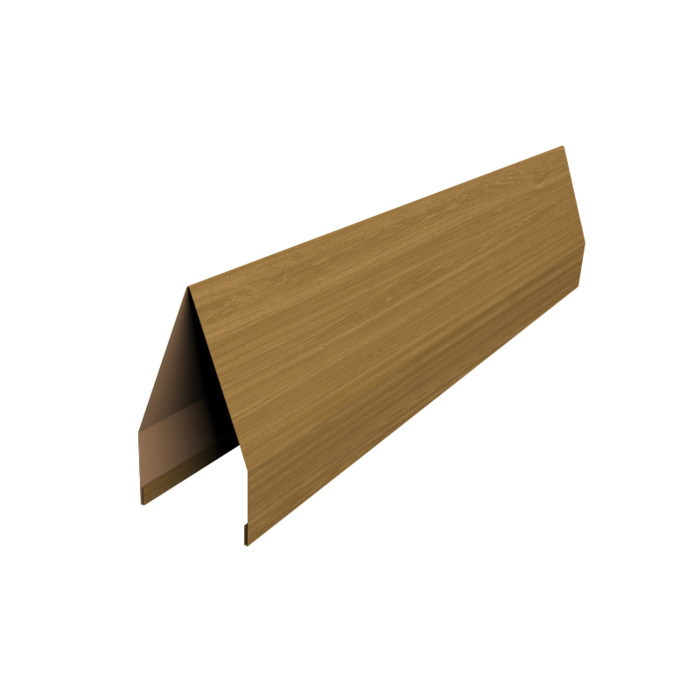 Ламель забора жалюзи Tokyo new 0,45 Print Elite с пленкой Honey Wood TwinColor