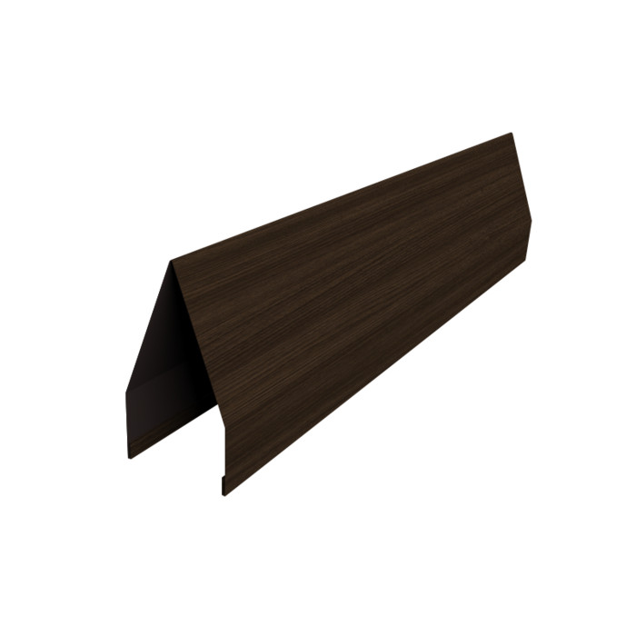 Ламель забора жалюзи Tokyo new 0,45 Print Elite с пленкой Coffee Wood TwinColor