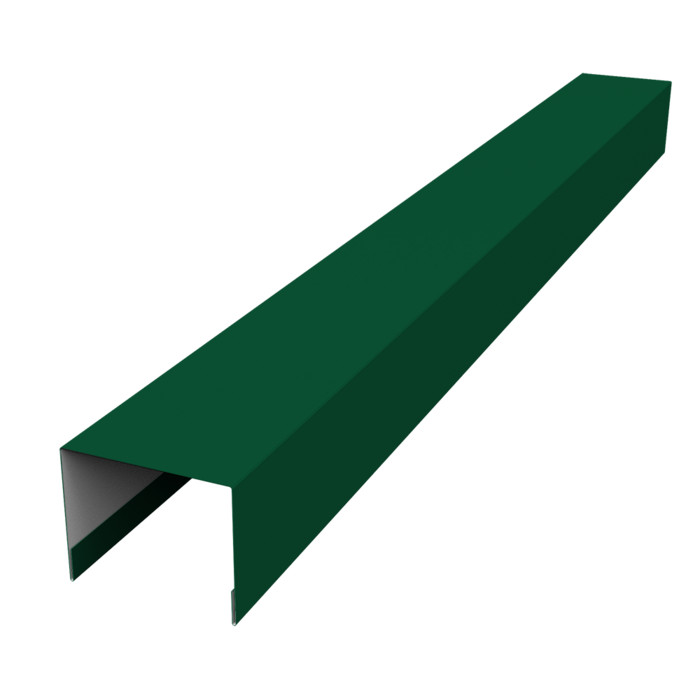 Крышка жалюзи Palermo 0,45 Drap RAL 6005 зеленый мох (3м)