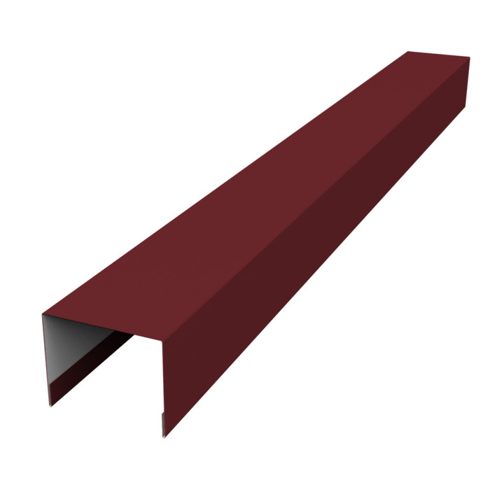 Крышка жалюзи Palermo 0,5 PE lite RAL 3005 красное вино (3м)