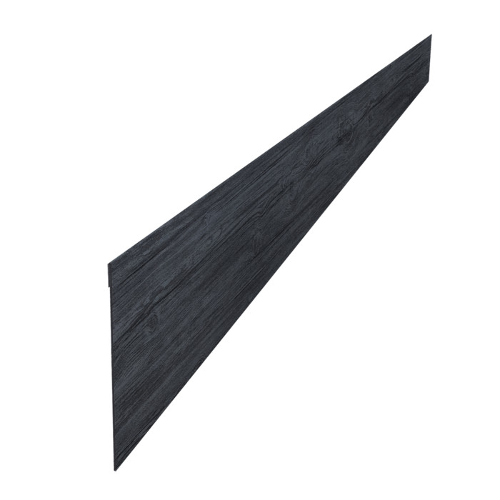 Ламель забора жалюзи Palermo 0,45 Print Premium Grey Wood TwinColor