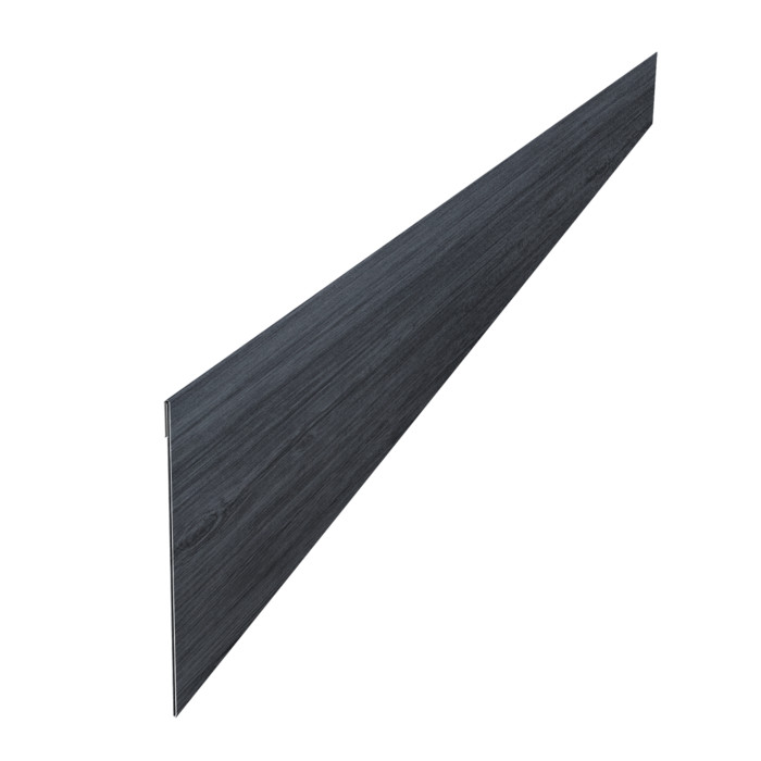 Ламель забора жалюзи Palermo 0,45 Print Premium с пленкой Grey Wood TwinColor