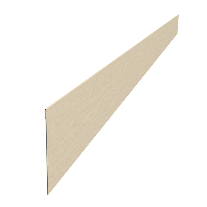 Ламель забора жалюзи Palermo 0,45 Print Elite с пленкой Milky Wood TwinColor