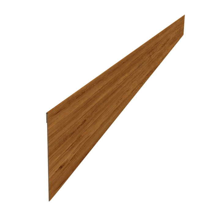 Ламель забора жалюзи Palermo 0,45 Print-Double Elite с пленкой Golden Wood