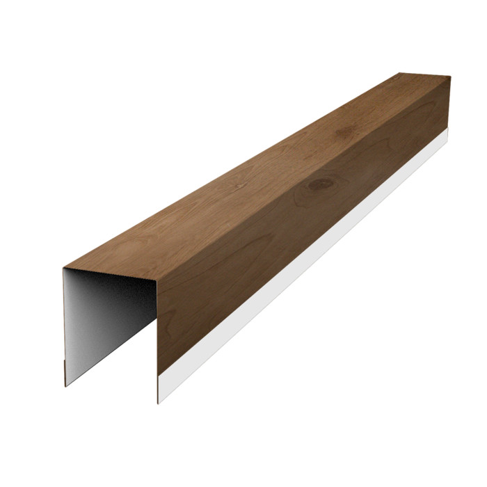 Планка опорная составная внутренняя для забора жалюзи Palermo 0,45 Print Premium Pine Wood Fresh (3м)