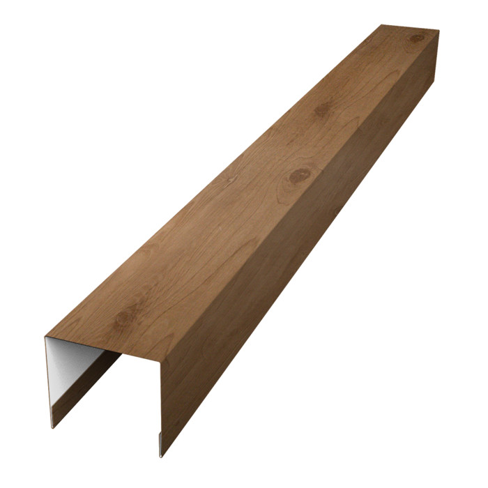 Стойка боковая крепежная для забора жалюзи Palermo 0,45 Print Premium Pine Wood Fresh (2м)