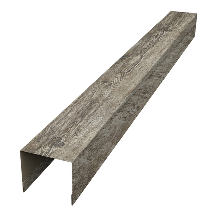 Стойка боковая крепежная для забора жалюзи Palermo 0,45 Print Elite Nordic Wood TwinColor (1,8м)