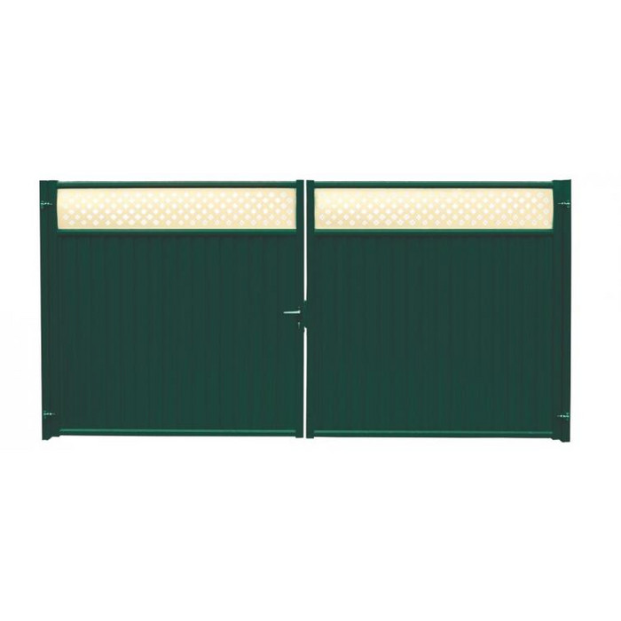Ворота Estet Plus 2,0х3,6 RAL 6005/1014