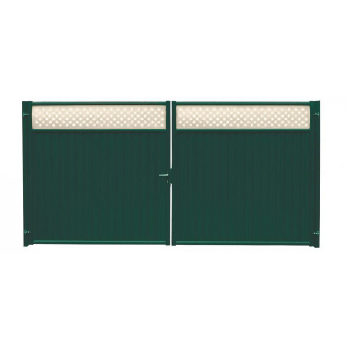 Ворота Estet Plus 2,0х3,6 RAL 6005/1013