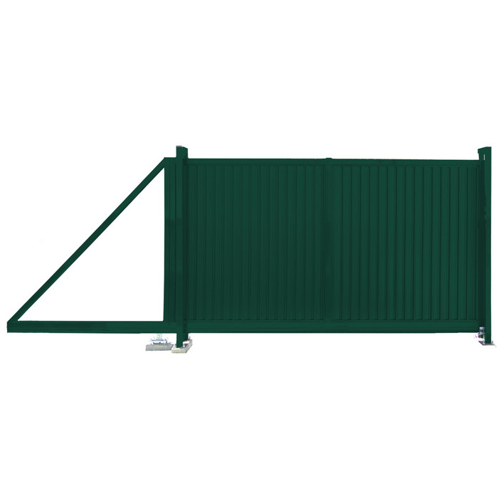 Ворота откатные Estet 2,0х3,5 RAL 6005
