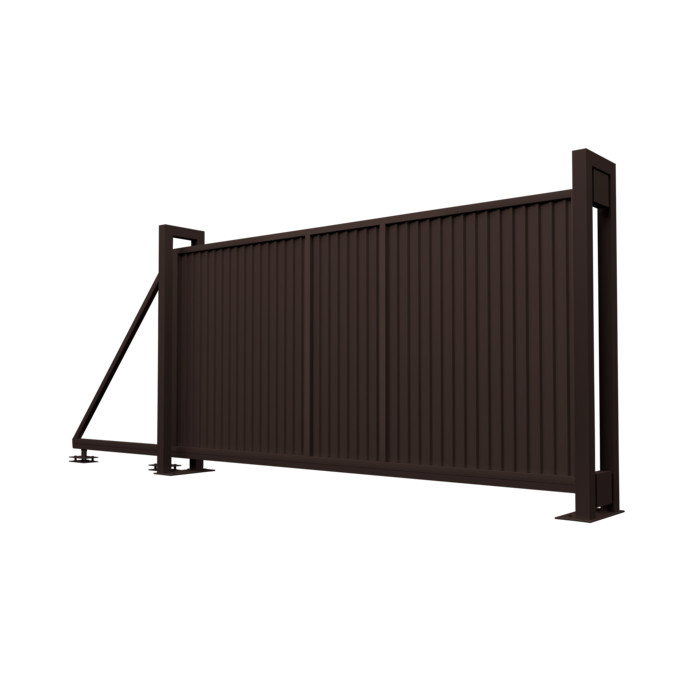 Ворота откатные Estet 2,0х4,5 RAL RR32